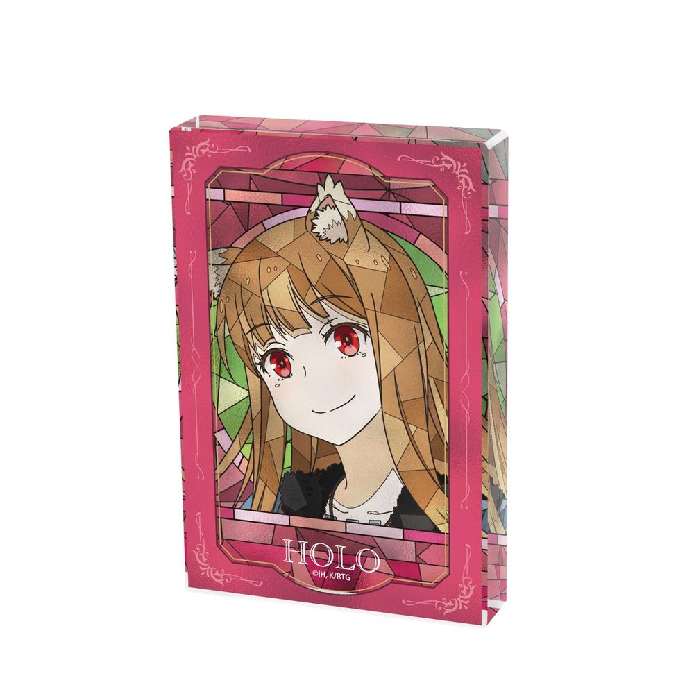 TVアニメ『狼と香辛料 MERCHANT MEETS THE WISE WOLF』 ホロ Aure Glass アクリルブロック ver.B 画像 3 | AniSmile