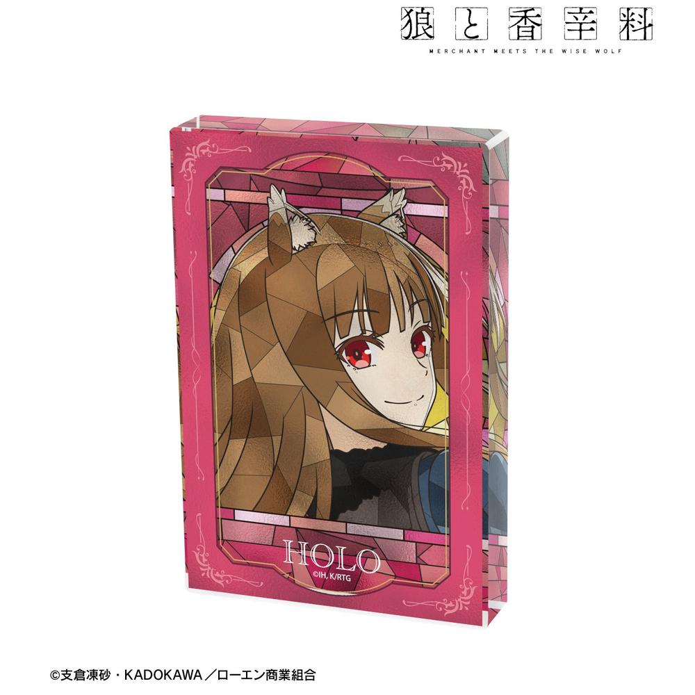 TVアニメ『狼と香辛料 MERCHANT MEETS THE WISE WOLF』 ホロ Aure Glass アクリルブロック ver.A - 官方商品图片 | AniSmile