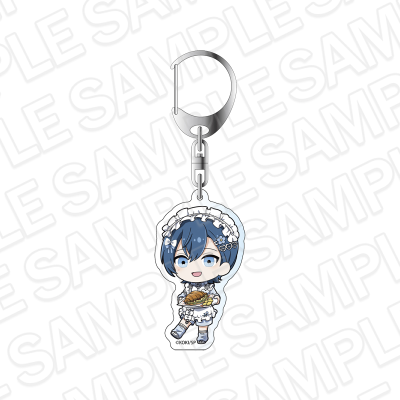 BOYS be MAID!~御曹司メイドボーイ部の日日~ アクリルキーホルダー 高階 蘭士 カフェ デフォルメ ver. - AniSmile