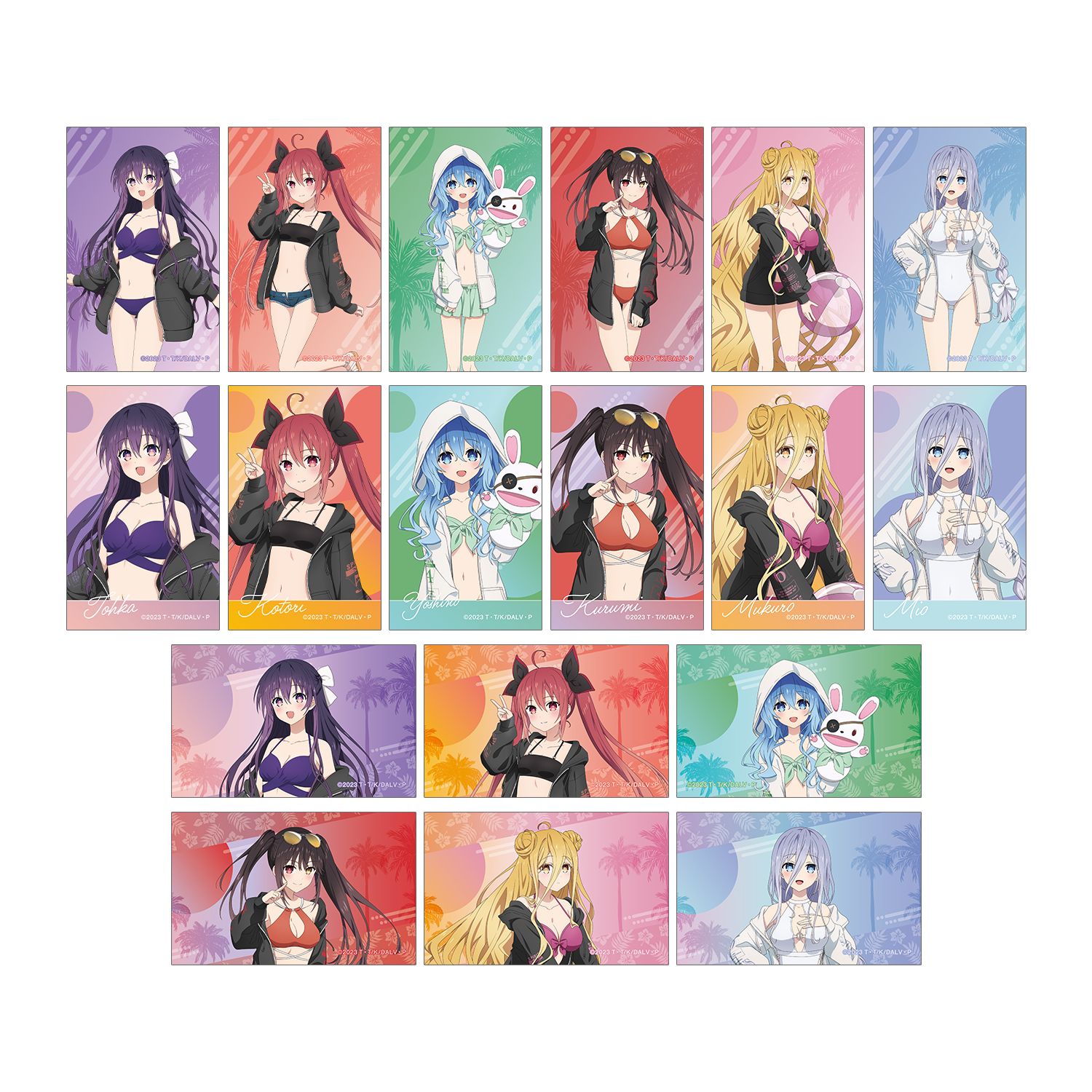 描き下ろし ビーチデートver. トレーディングイラストカード(単位/単品) - 公式商品画像 | AniSmile