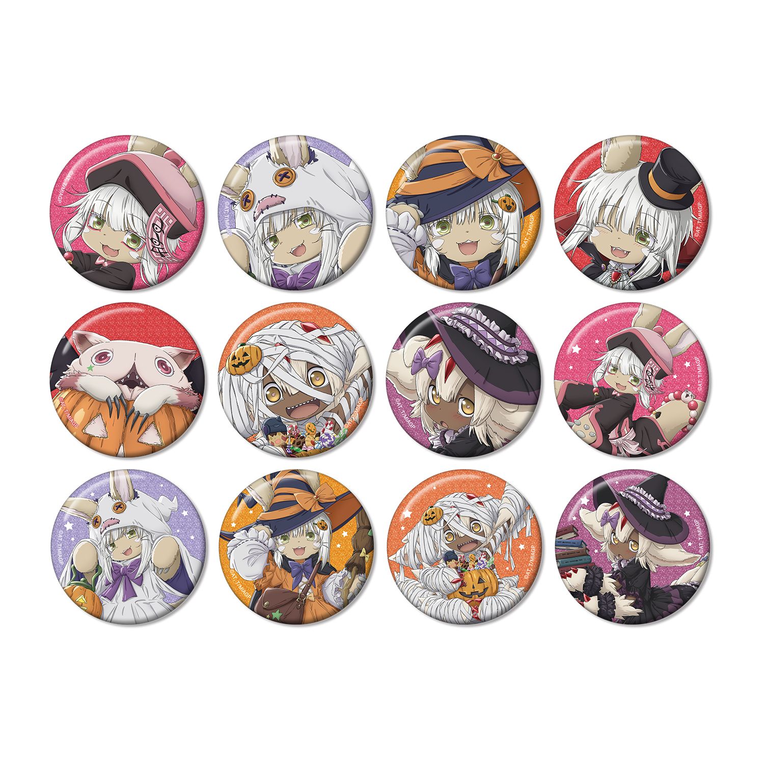 メイドインアビス 烈日の黄金郷 描き下ろし ハロウィンver. トレーディンググリッター缶バッジ(単位/単品) - 公式商品画像 | AniSmile