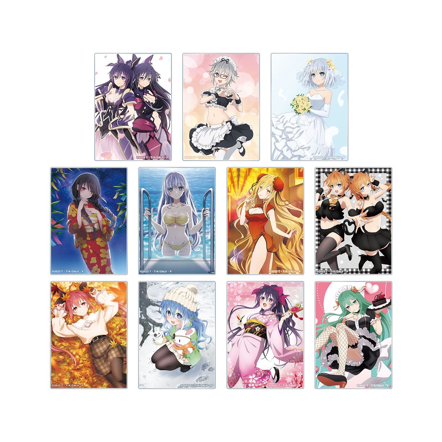 アニメ「デート・ア・ライブV」 トレーディングカレンダーイラストアクリルカード(単位/単品) 画像 2 | AniSmile