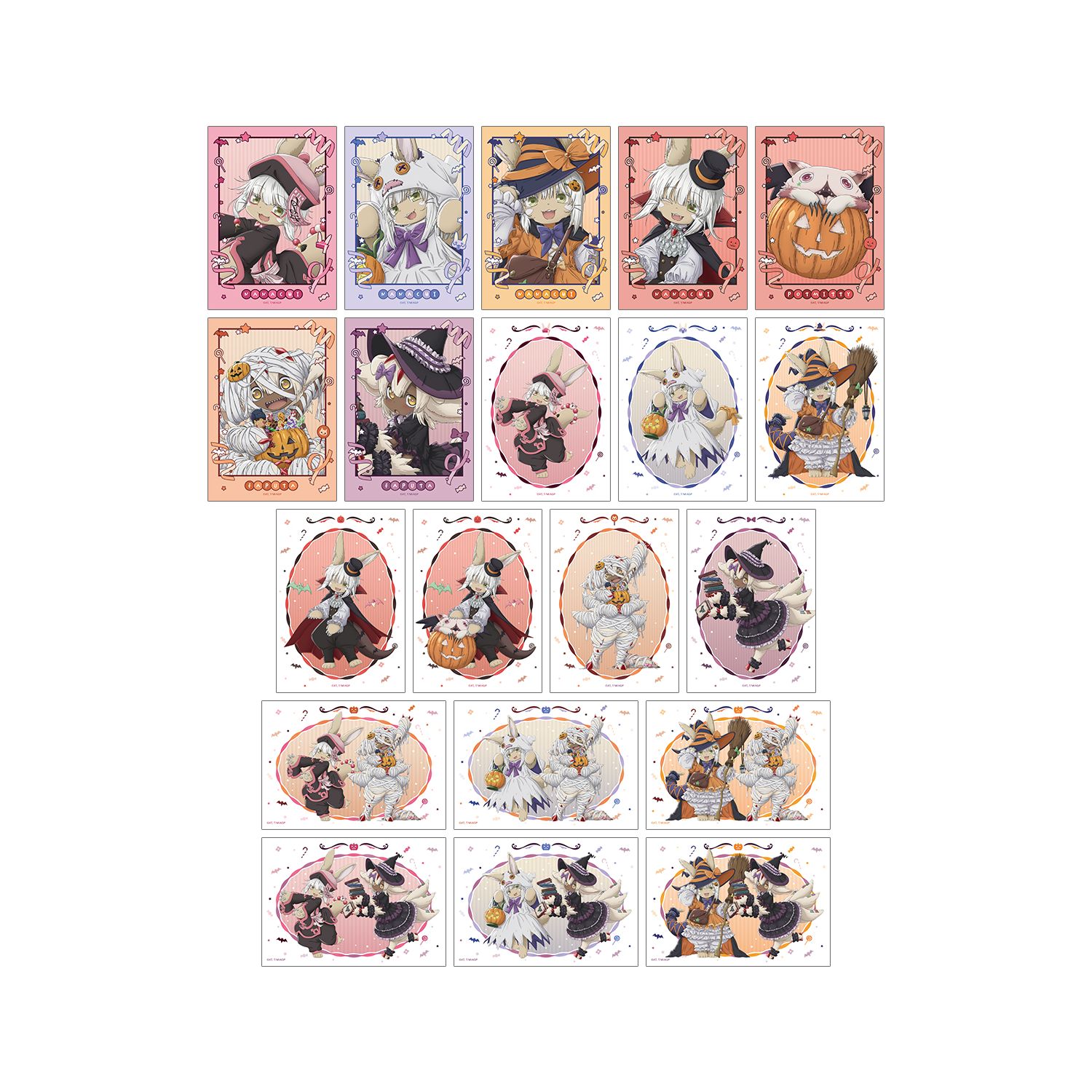 メイドインアビス 烈日の黄金郷 描き下ろし ハロウィンver. トレーディングブロマイド2枚セット(単位/単品) 画像 2 | AniSmile
