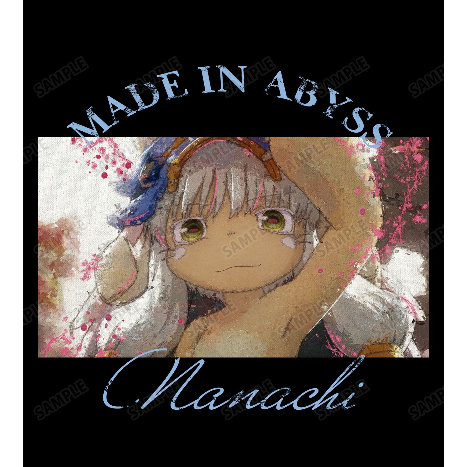 メイドインアビス 烈日の黄金郷 ナナチ grunge CANVAS Tシャツメンズ(サイズ/XXL) - 公式商品画像 | AniSmile