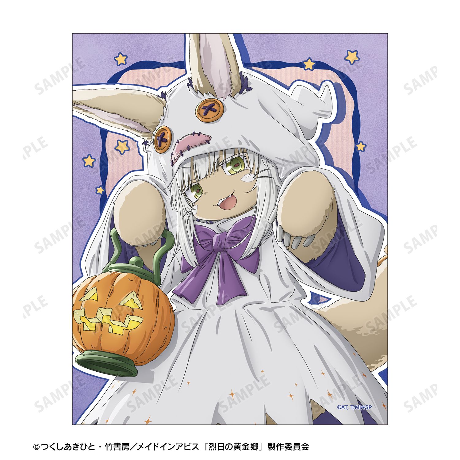 メイドインアビス 烈日の黄金郷 描き下ろし ナナチ 幽霊 ハロウィンver. キャンバスボード - 公式商品画像 | AniSmile
