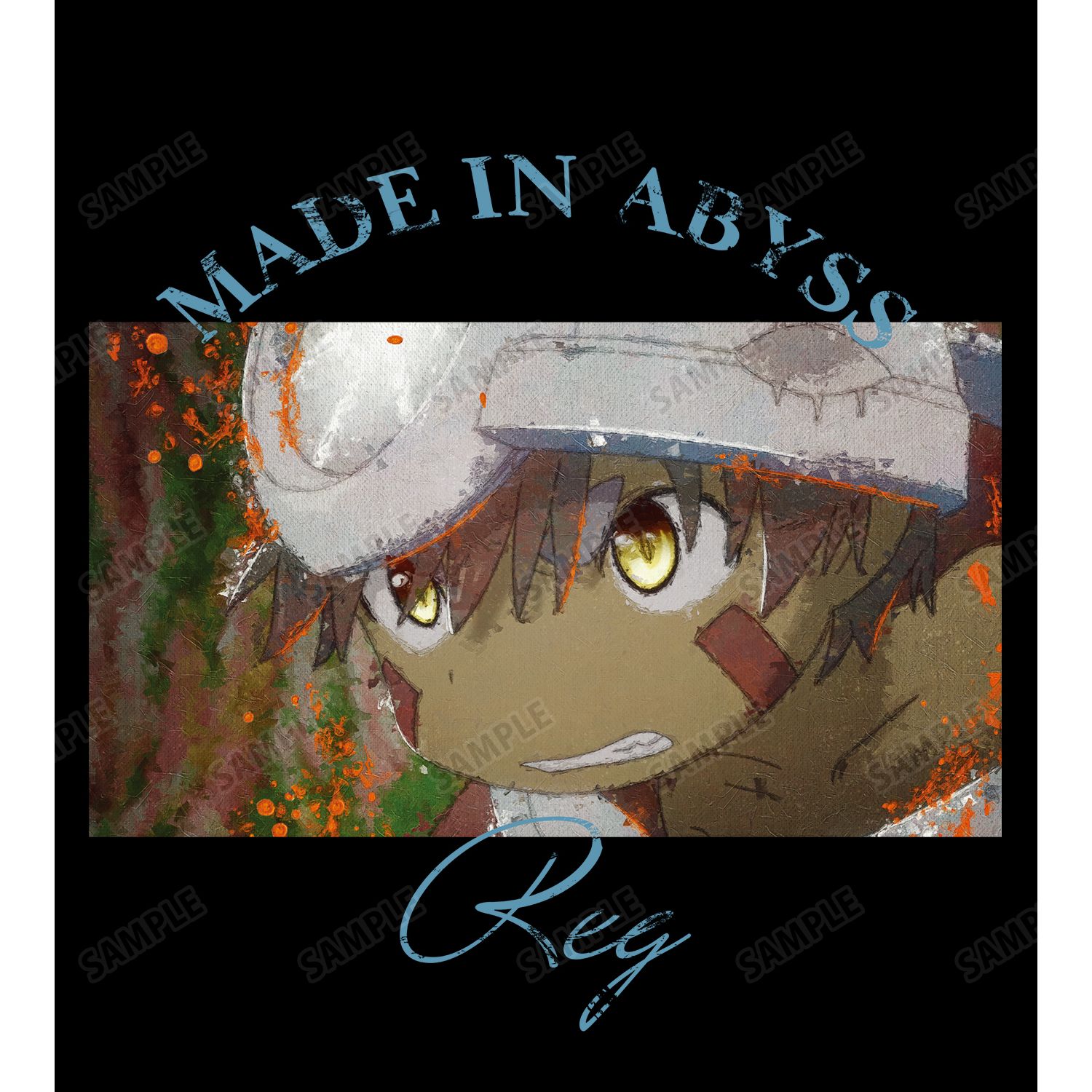 メイドインアビス 烈日の黄金郷 レグ grunge CANVAS Tシャツレディース(サイズ/L) - 公式商品画像 | AniSmile