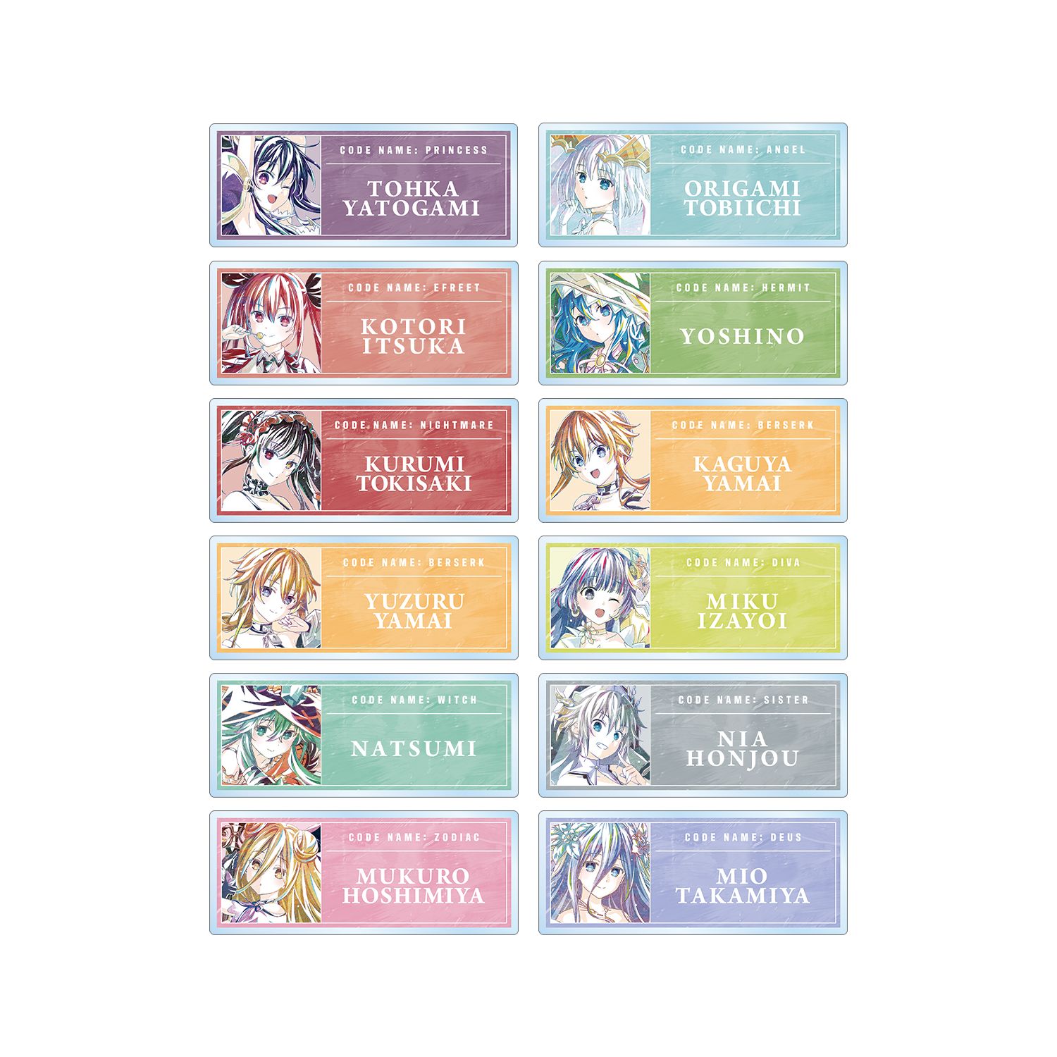 アニメ「デート・ア・ライブV」 トレーディング Ani-Art アクリルネームプレート(単位/単品) 画像 2 | AniSmile