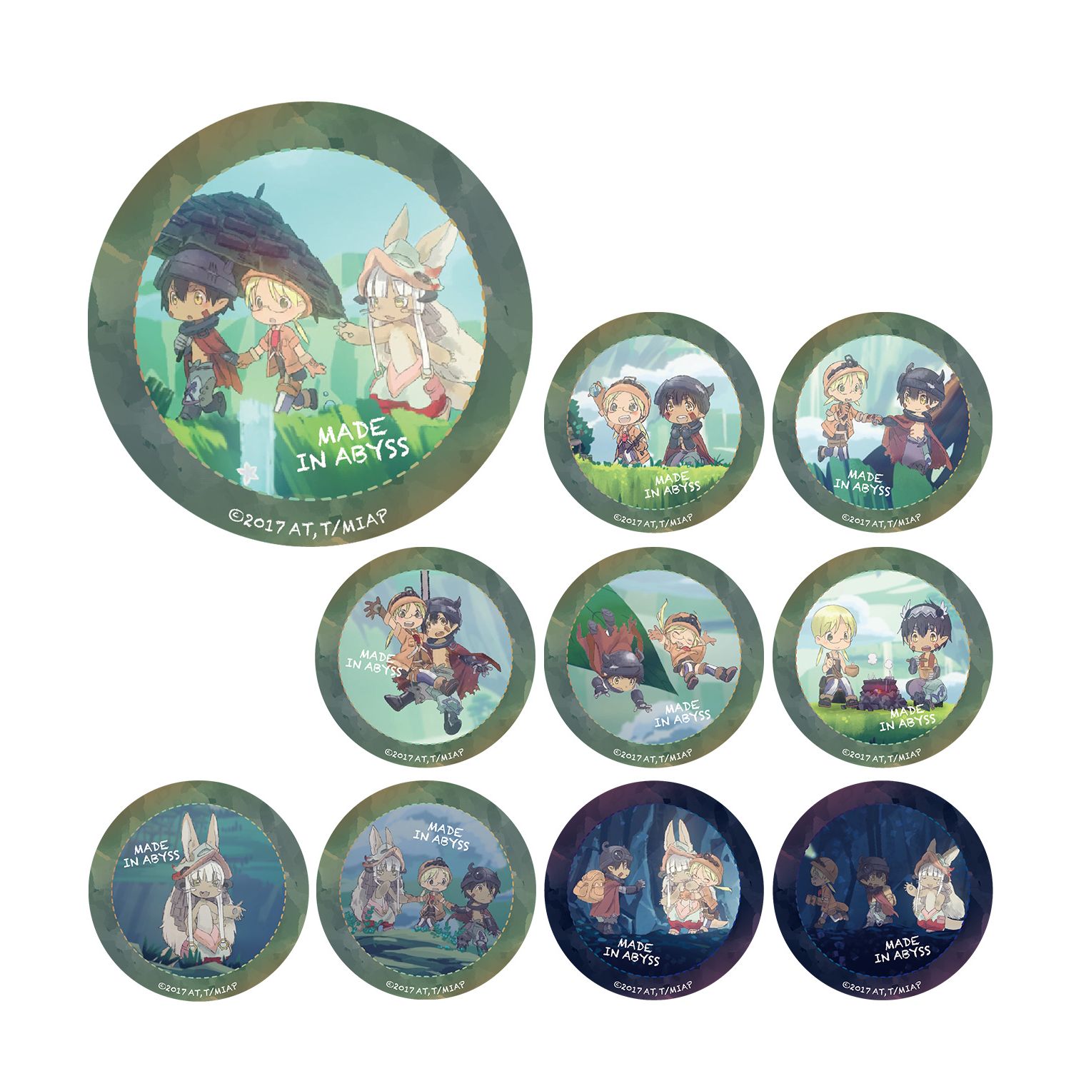 メイドインアビス トレーディング缶バッジ(単位/単品) 画像 2 | AniSmile