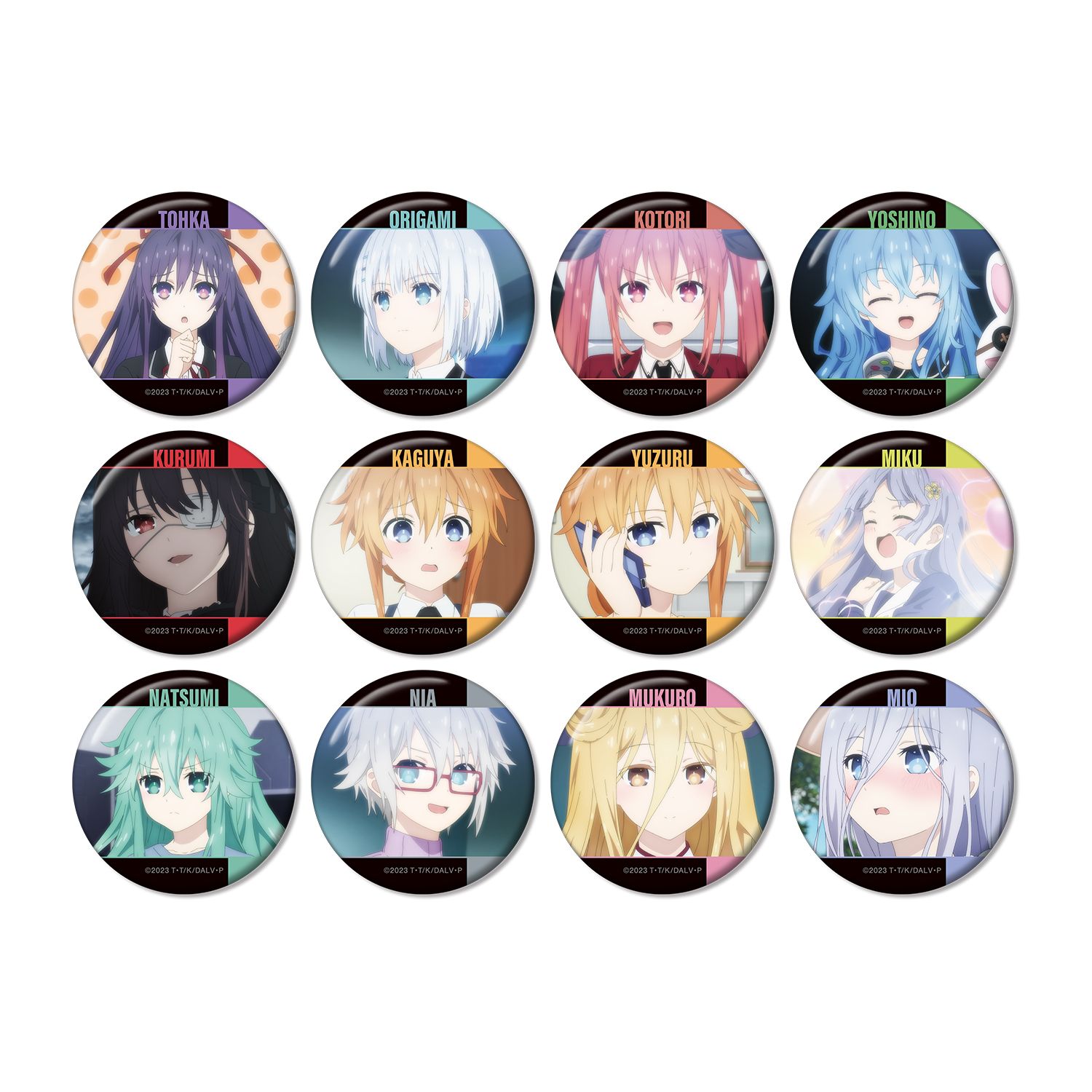 アニメ「デート・ア・ライブV」 トレーディング場面写缶バッジ(単位/単品) 画像 2 | AniSmile