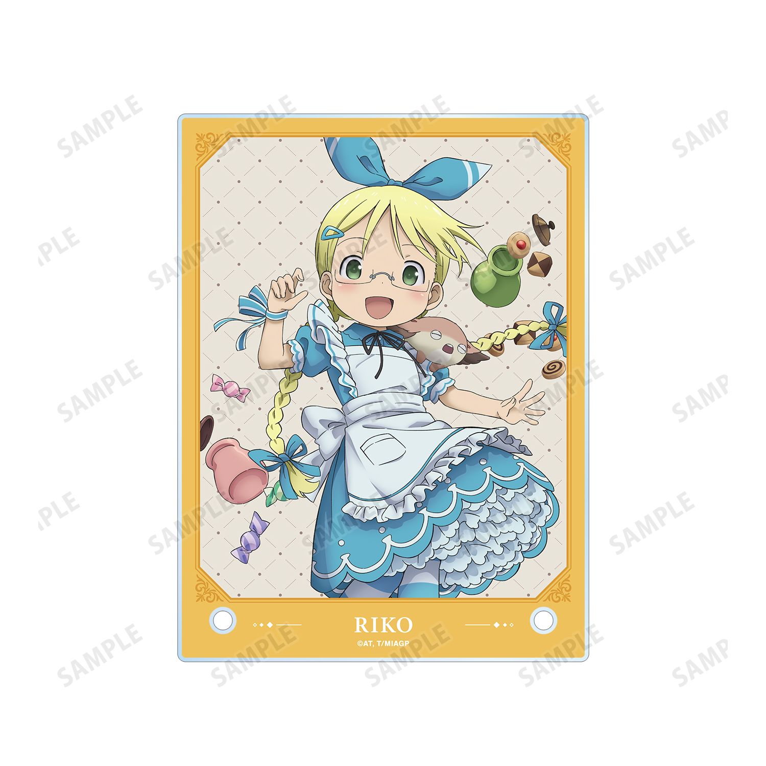 メイドインアビス 烈日の黄金郷 描き下ろし リコ 不思議の国のアリスver. A6アクリルパネル - 公式商品画像 | AniSmile