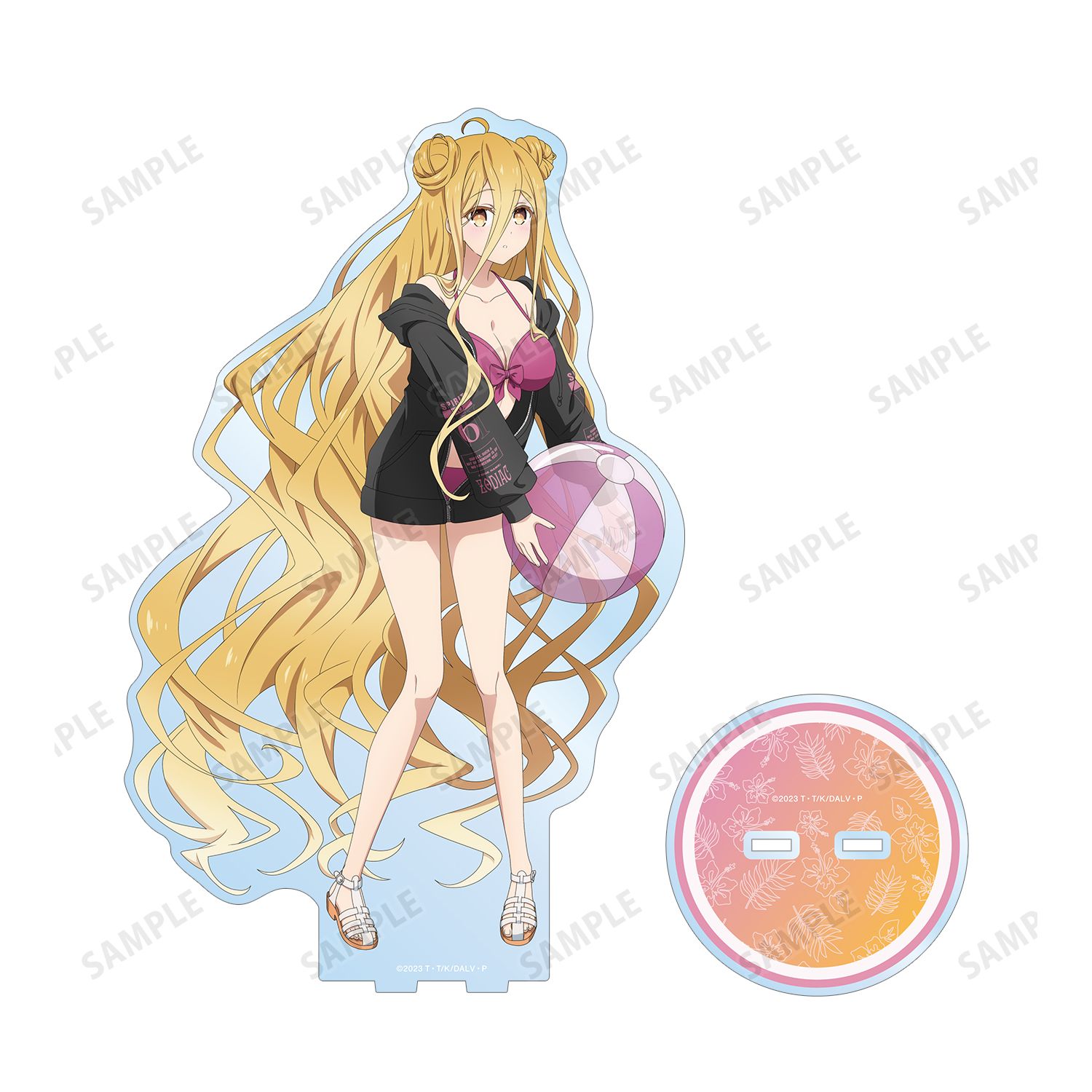 描き下ろし 星宮六喰 ビーチデートver. 特大アクリルスタンド 画像 3 | AniSmile