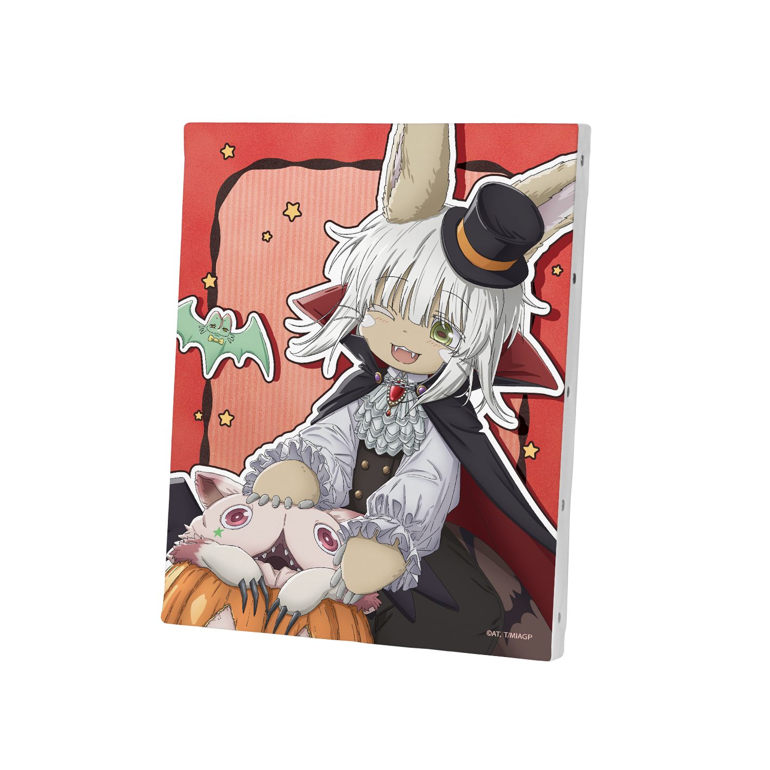 メイドインアビス 烈日の黄金郷 描き下ろし ナナチ&壺ミーティ ドラキュラ ハロウィンver. キャンバスボード 画像 3 | AniSmile