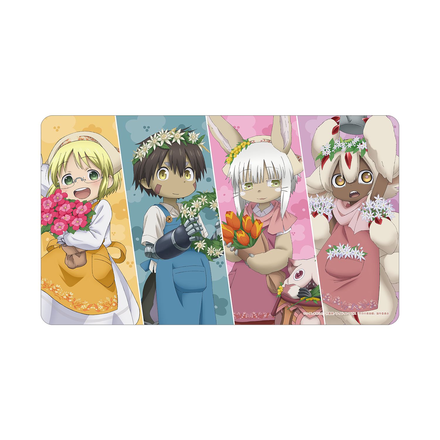 メイドインアビス 烈日の黄金郷 描き下ろし リコさん隊 花屋ver. マルチデスクマット 画像 3 | AniSmile