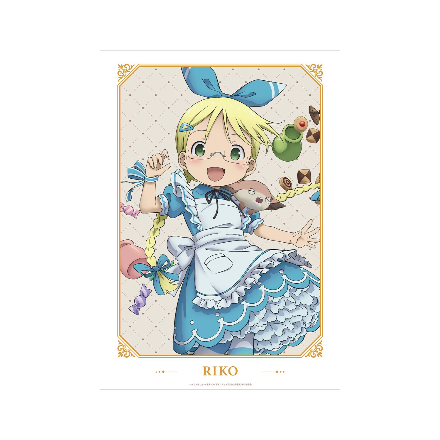 メイドインアビス 烈日の黄金郷 描き下ろし リコ 不思議の国のアリスver. A3マット加工ポスター 画像 2 | AniSmile