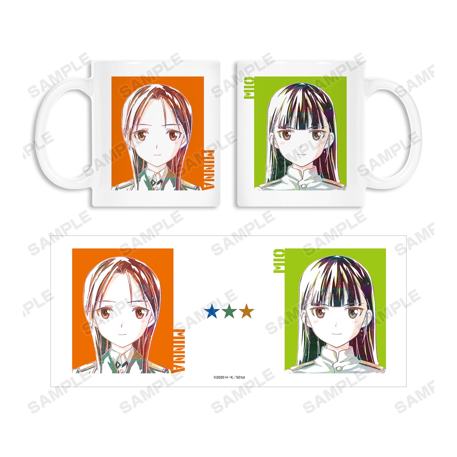 第501統合戦闘航空団 ストライクウィッチーズ ROAD to BERLIN 美緒&ミーナ Ani-Art マグカップ - 公式商品画像 | AniSmile
