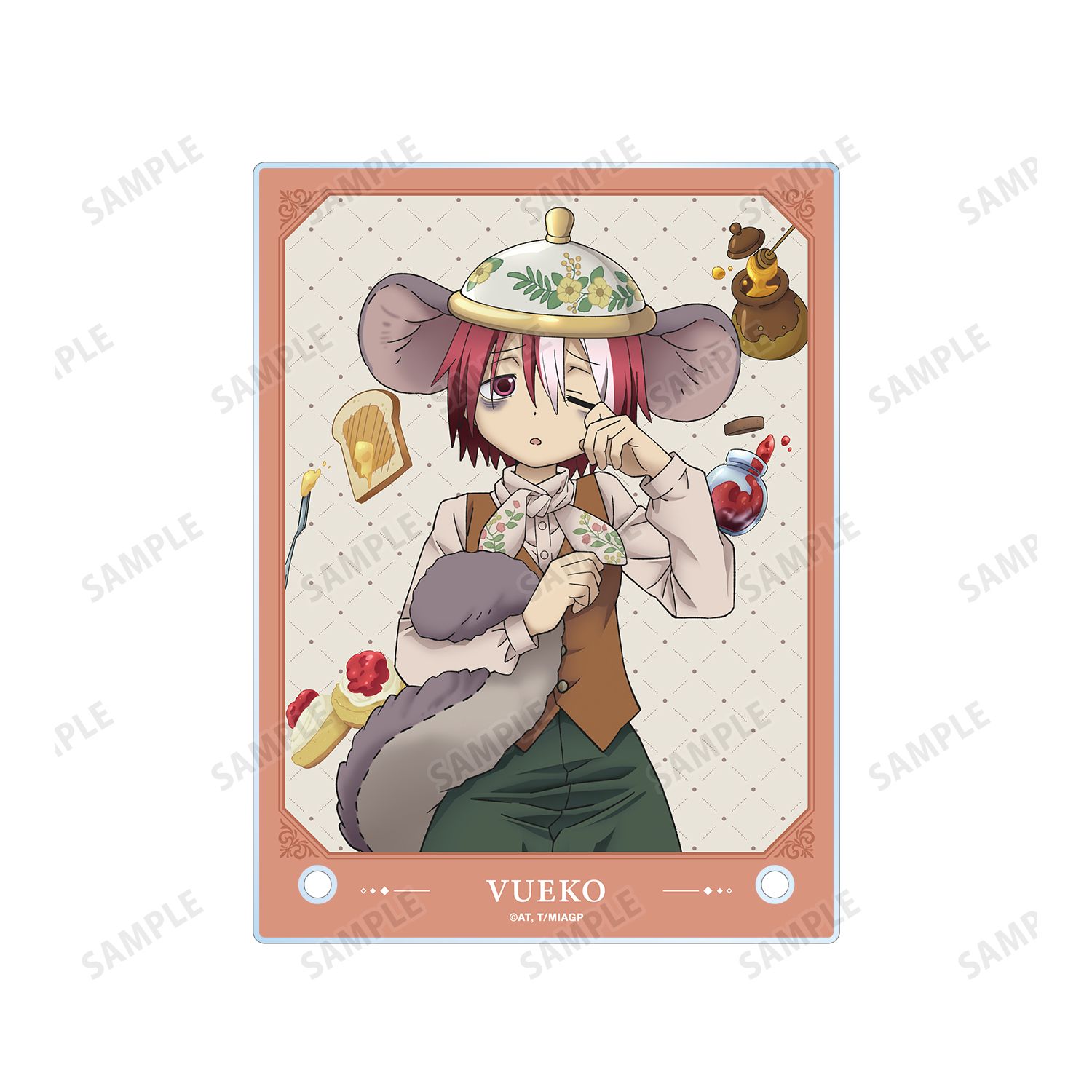 メイドインアビス 烈日の黄金郷 描き下ろし ヴエコ 不思議の国のアリスver. A6アクリルパネル - 公式商品画像 | AniSmile