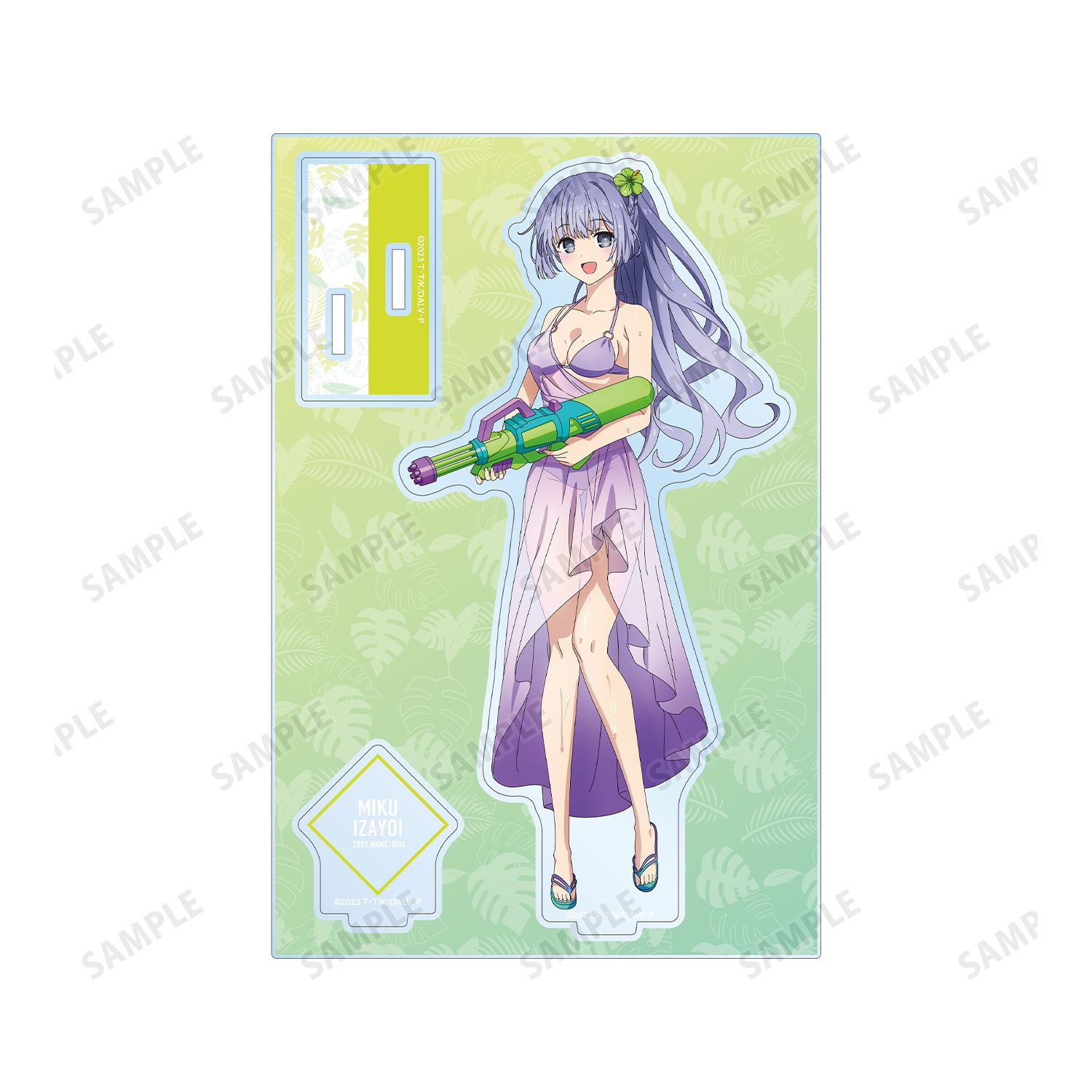 描き下ろし 誘宵美九 デート・ア・バカンスver. パーツ付きBIGアクリルスタンド 画像 2 | AniSmile
