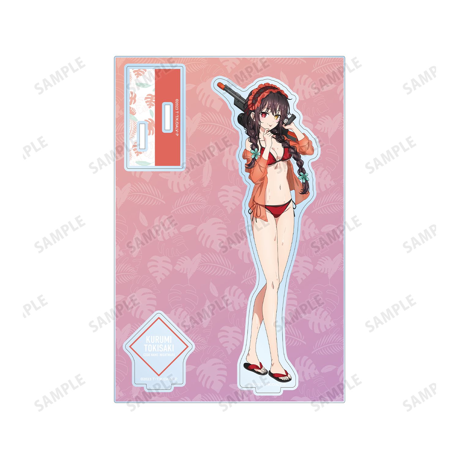 描き下ろし 時崎狂三 デート・ア・バカンスver. パーツ付きBIGアクリルスタンド 画像 2 | AniSmile