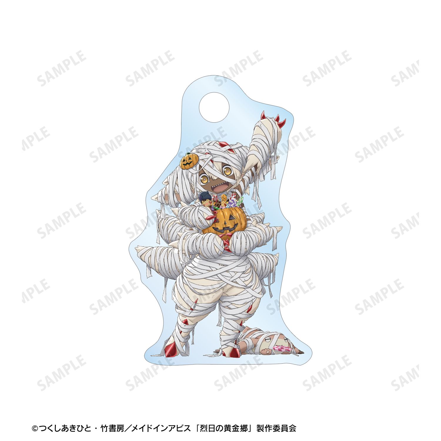 メイドインアビス 烈日の黄金郷 描き下ろし ファプタ ミイラ ハロウィンver. 2連ワイヤーアクリルキーホルダー - 公式商品画像 | AniSmile