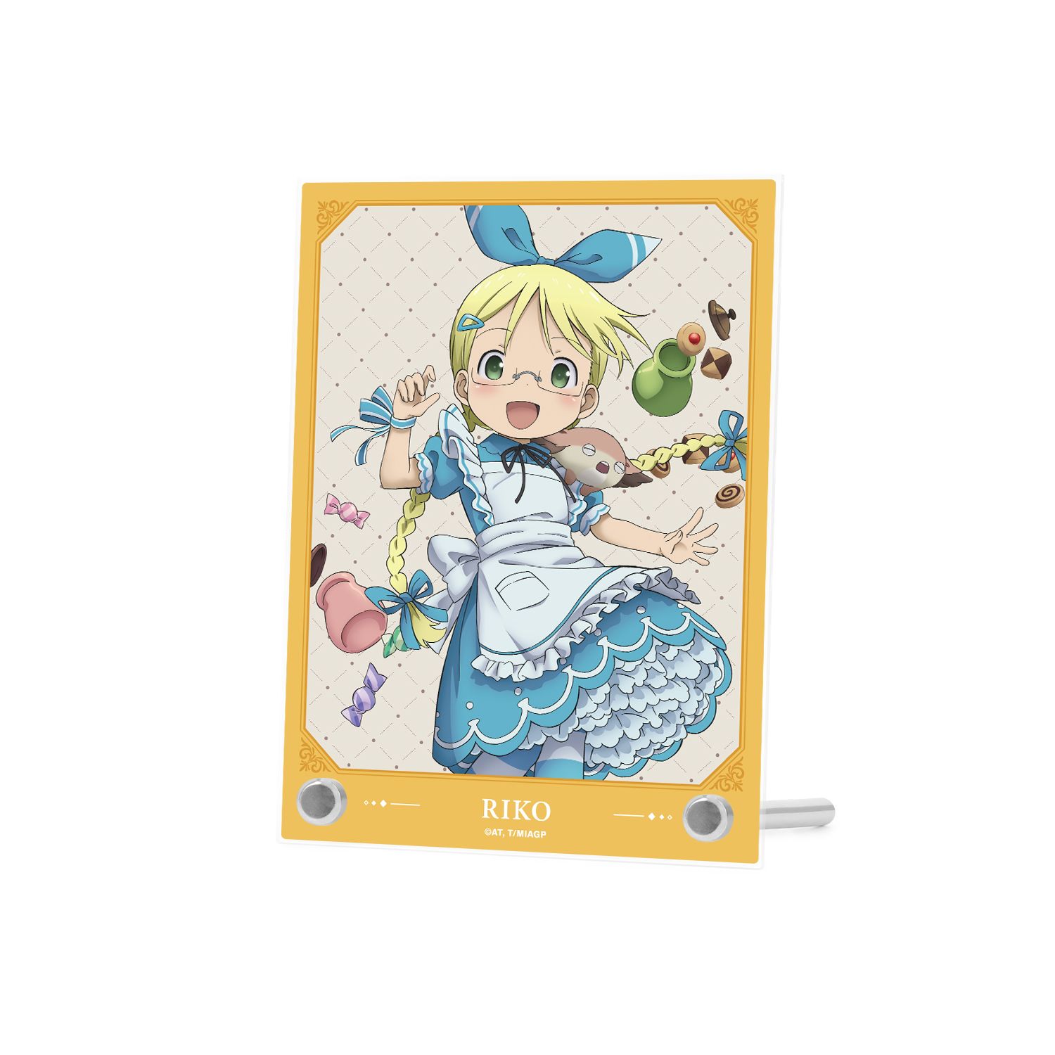 メイドインアビス 烈日の黄金郷 描き下ろし リコ 不思議の国のアリスver. A6アクリルパネル 画像 3 | AniSmile