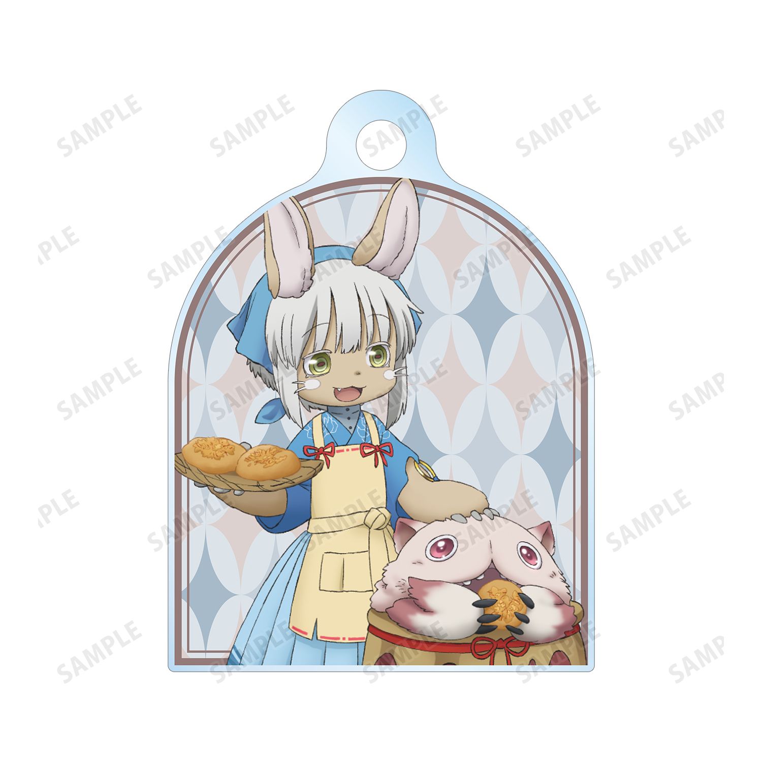 メイドインアビス 烈日の黄金郷 描き下ろしイラスト 兎座ナナチ 第5弾 ナナチ&壺ミーティ 2連ワイヤーアクリルキーホルダー - 公式商品画像 | AniSmile