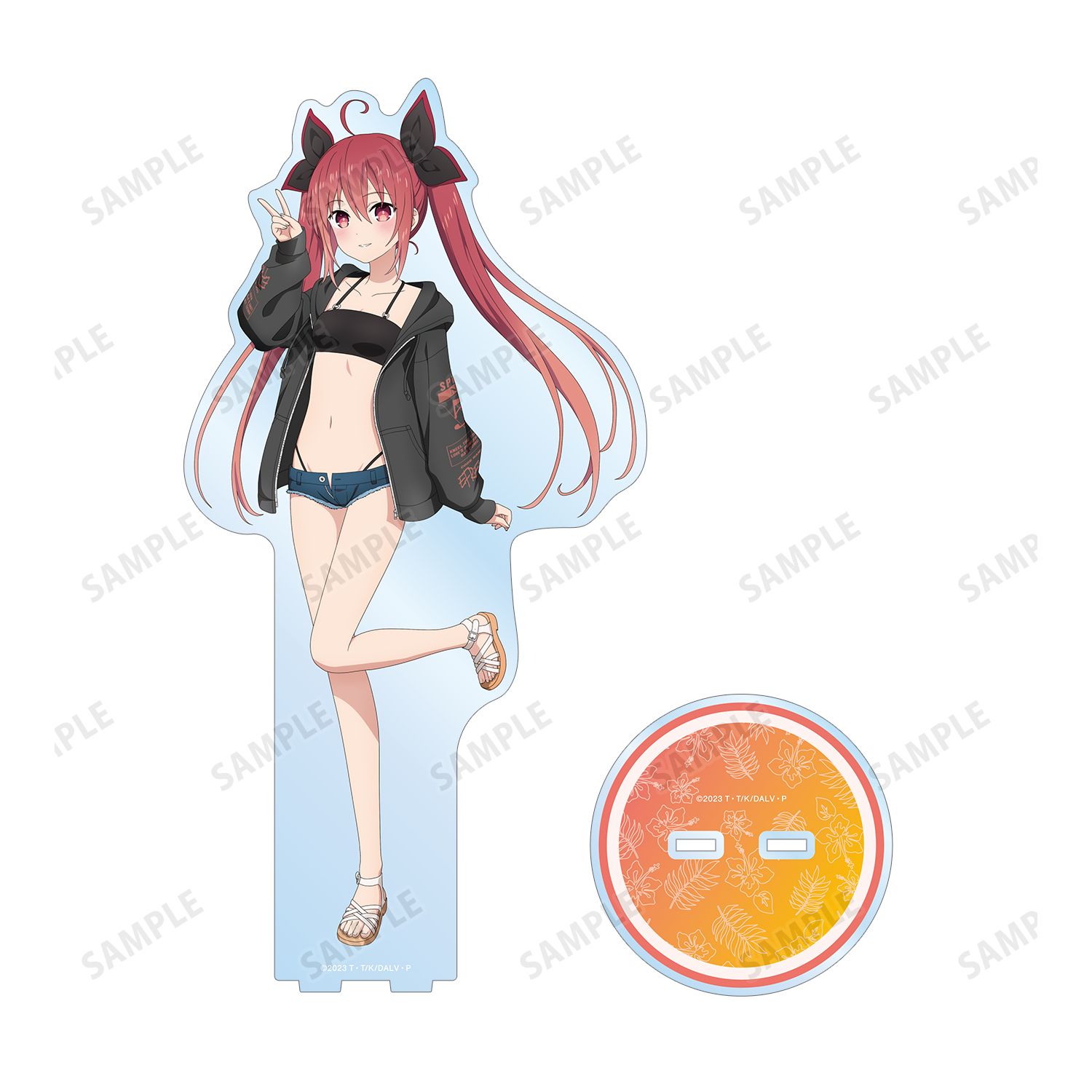 描き下ろし 五河琴里 ビーチデートver. 特大アクリルスタンド 画像 3 | AniSmile