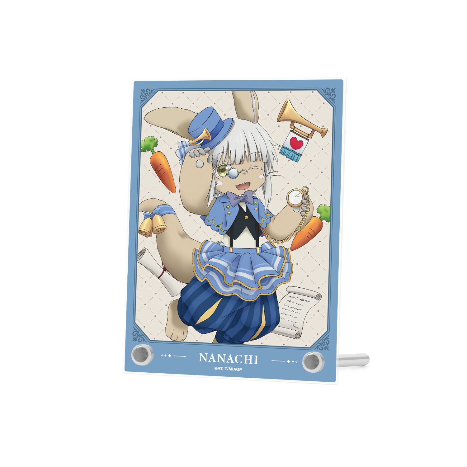 メイドインアビス 烈日の黄金郷 描き下ろし ナナチ 不思議の国のアリスver. A6アクリルパネル 画像 3 | AniSmile