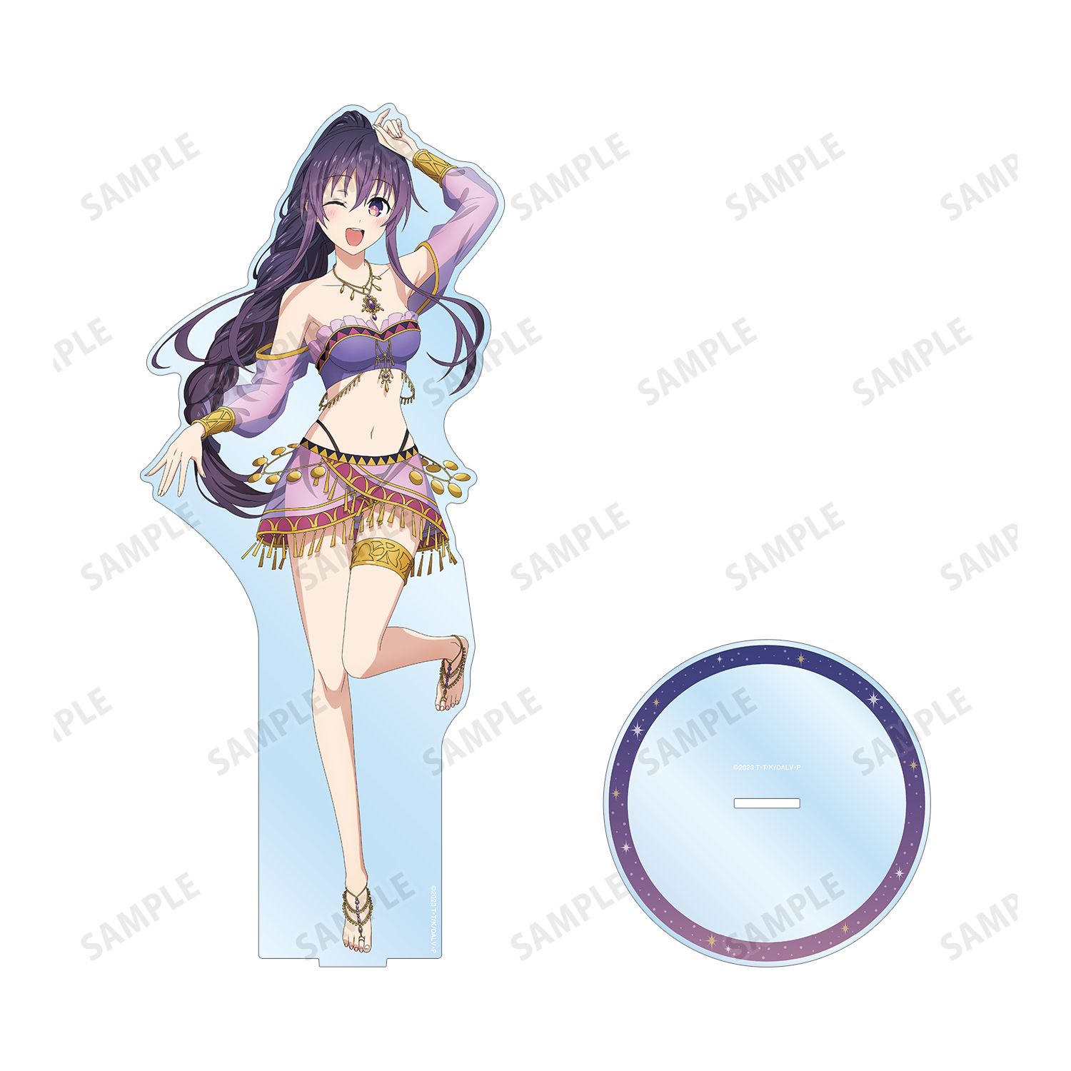 アニメ「デート・ア・ライブV」 描き下ろし 夜刀神十香 踊り子ver. 特大アクリルスタンド 画像 3 | AniSmile
