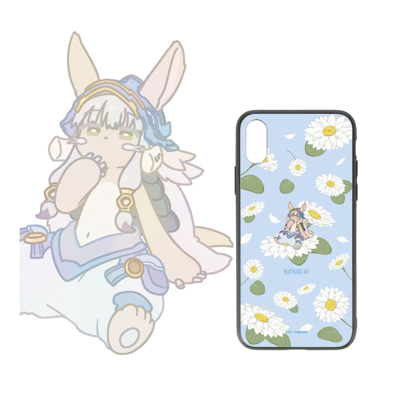 メイドインアビス 烈日の黄金郷 ナナチ B Botania 角丸強化ガラスiPhoneケース(対象機種/iPhone XR) 画像 6 | AniSmile