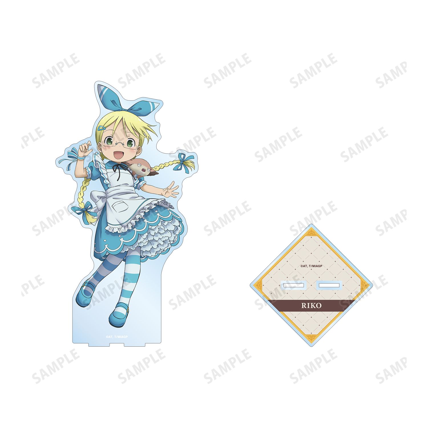 メイドインアビス 烈日の黄金郷 描き下ろし リコ 不思議の国のアリスver. 特大アクリルスタンド 画像 3 | AniSmile