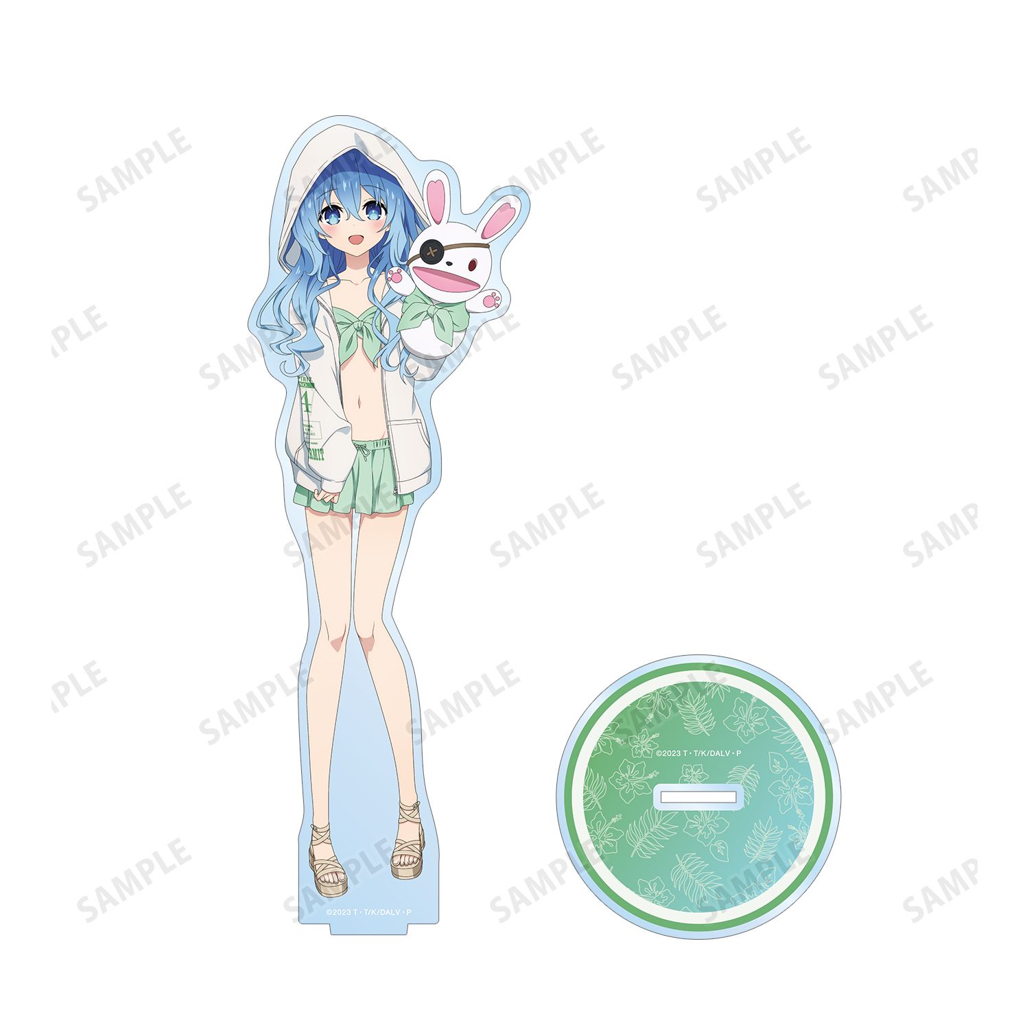 描き下ろし 四糸乃 ビーチデートver. 特大アクリルスタンド 画像 3 | AniSmile