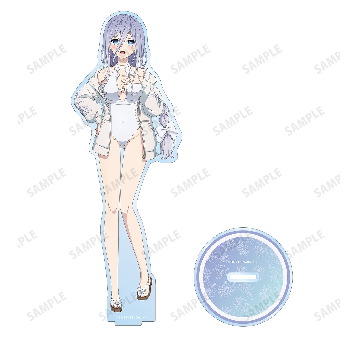 描き下ろし 崇宮澪 ビーチデートver. 特大アクリルスタンド 画像 3 | AniSmile