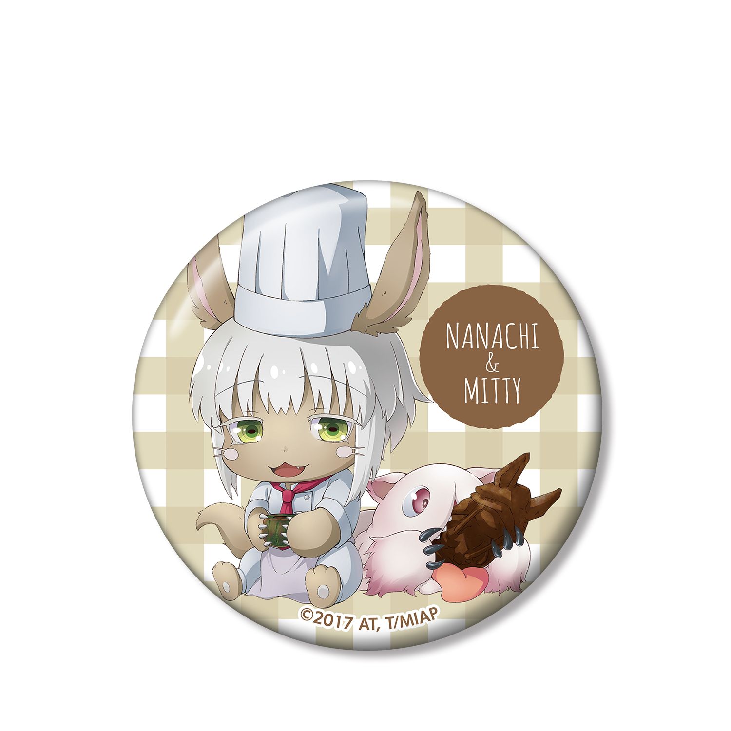 メイドインアビス 兎座ナナチ ちびキャラ 缶バッジ 画像 2 | AniSmile