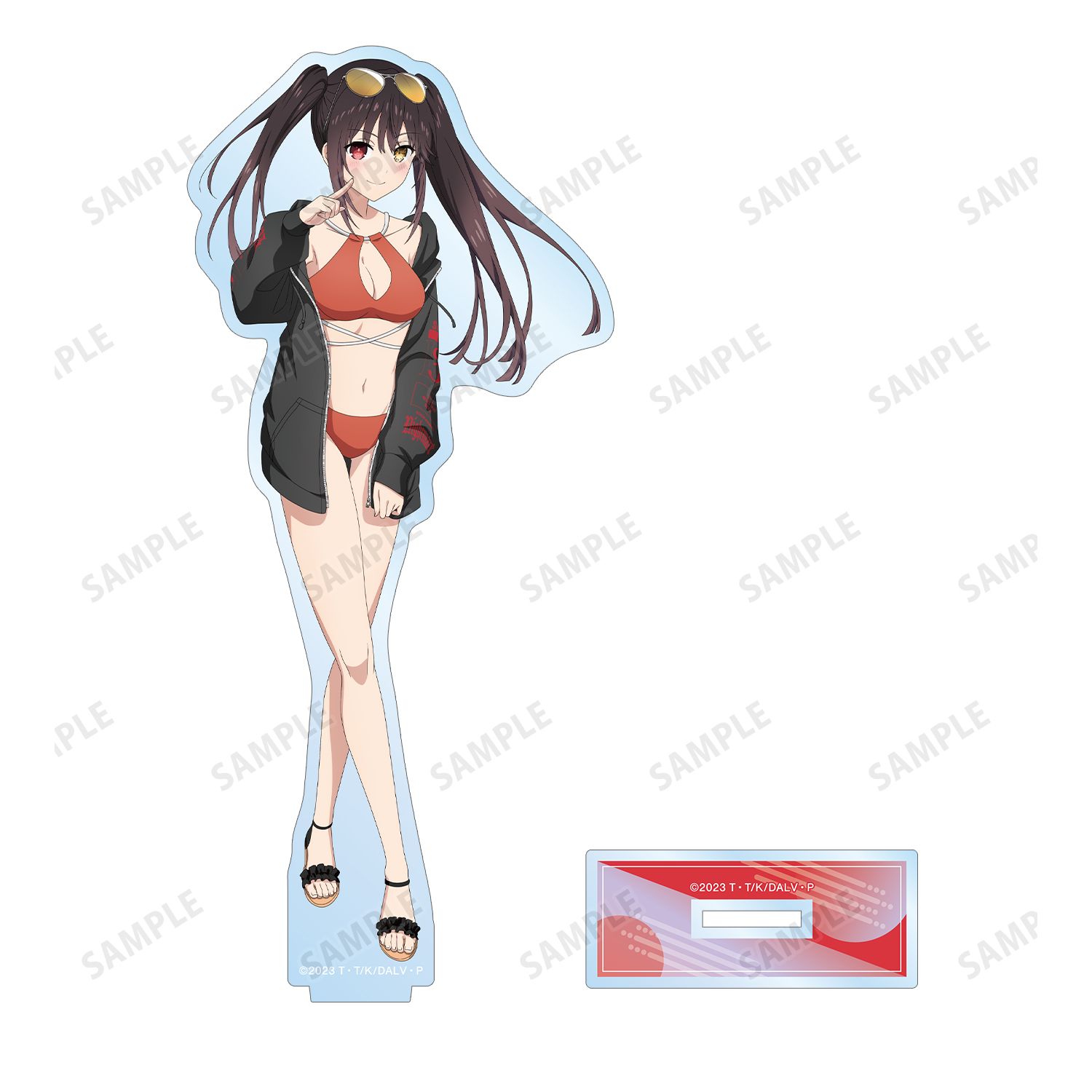 描き下ろし 時崎狂三 ビーチデートver. BIGアクリルスタンド 画像 2 | AniSmile
