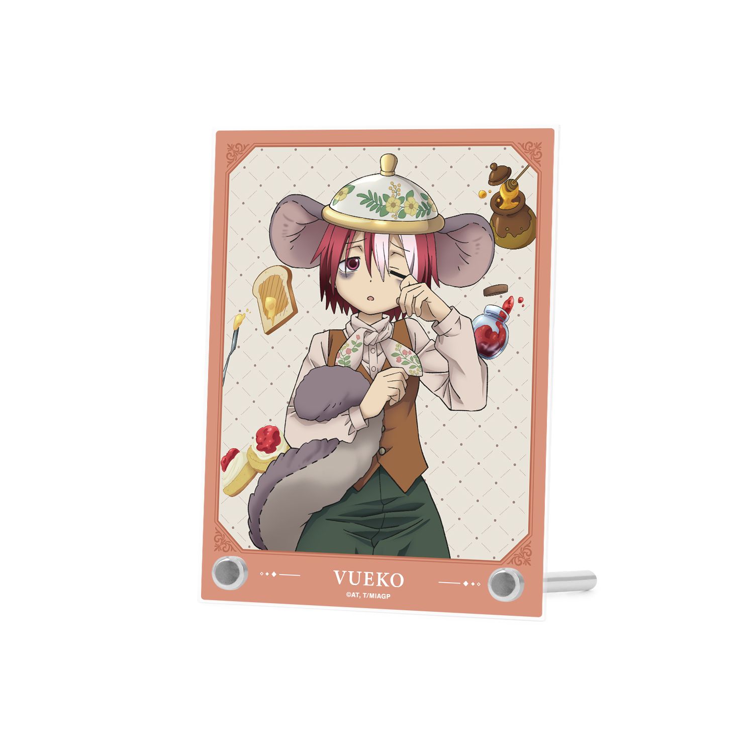 メイドインアビス 烈日の黄金郷 描き下ろし ヴエコ 不思議の国のアリスver. A6アクリルパネル 画像 3 | AniSmile