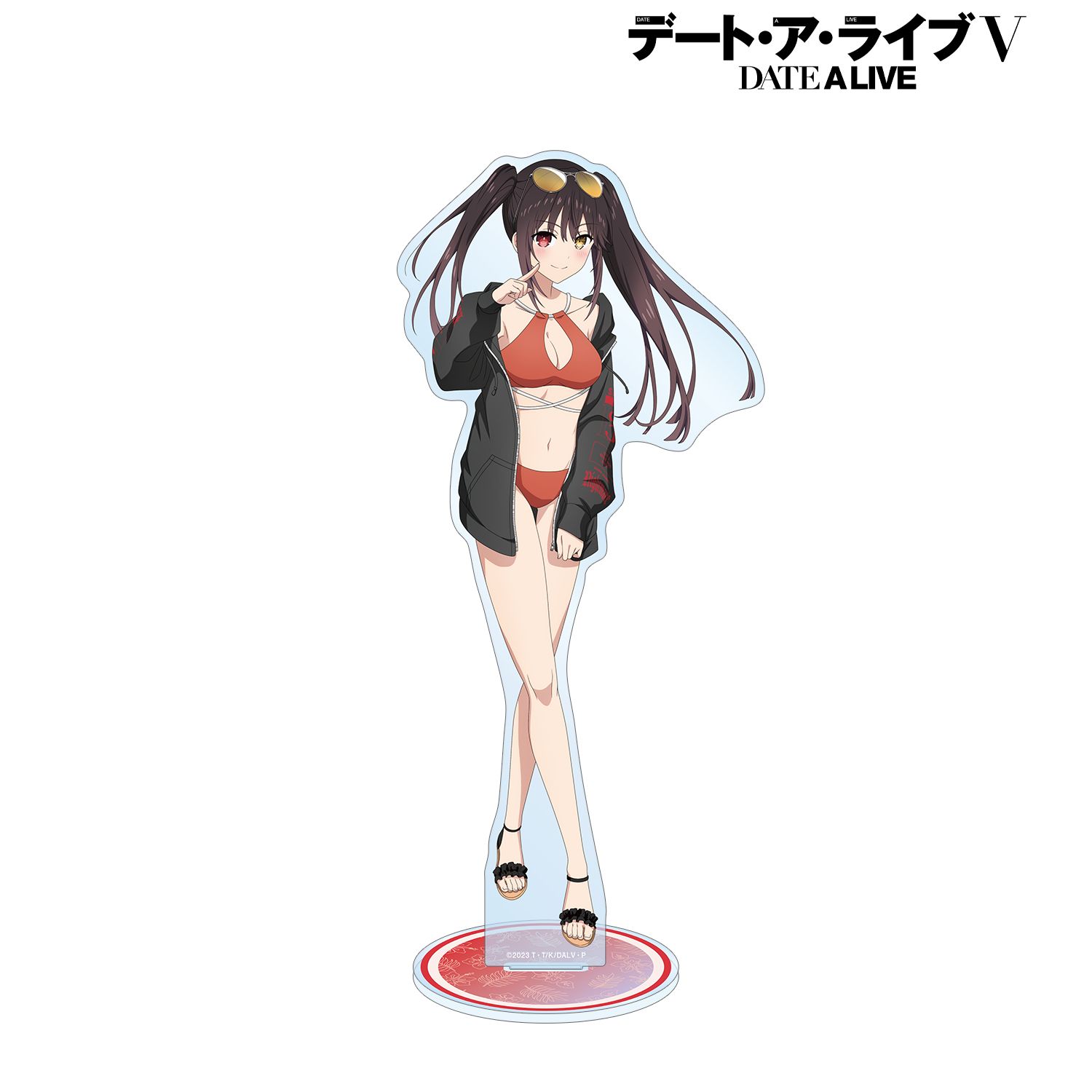 描き下ろし 時崎狂三 ビーチデートver. 特大アクリルスタンド 画像 4 | AniSmile