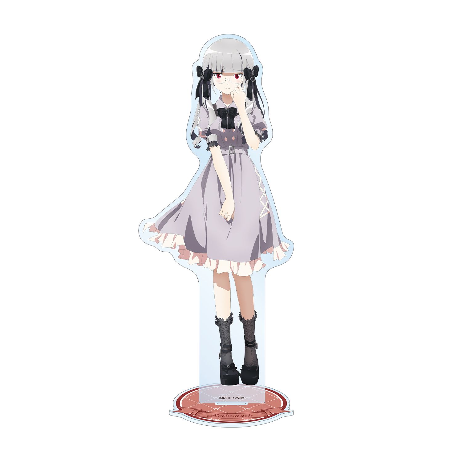 第501統合戦闘航空団 ストライクウィッチーズ ROAD to BERLIN 描き下ろし ハイデマリー・W・シュナウファー ガーリーファッションver. 特大アクリルスタンド 画像 5 | AniSmile