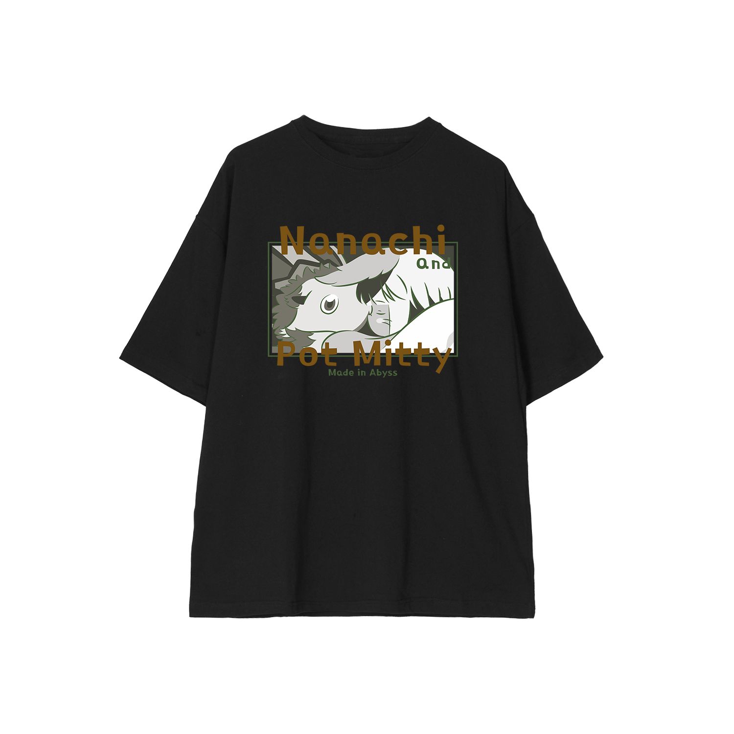 メイドインアビス 烈日の黄金郷 ナナチ&壺ミーティ ar-Unity BIGシルエットTシャツユニセックス(サイズ/L) 画像 5 | AniSmile