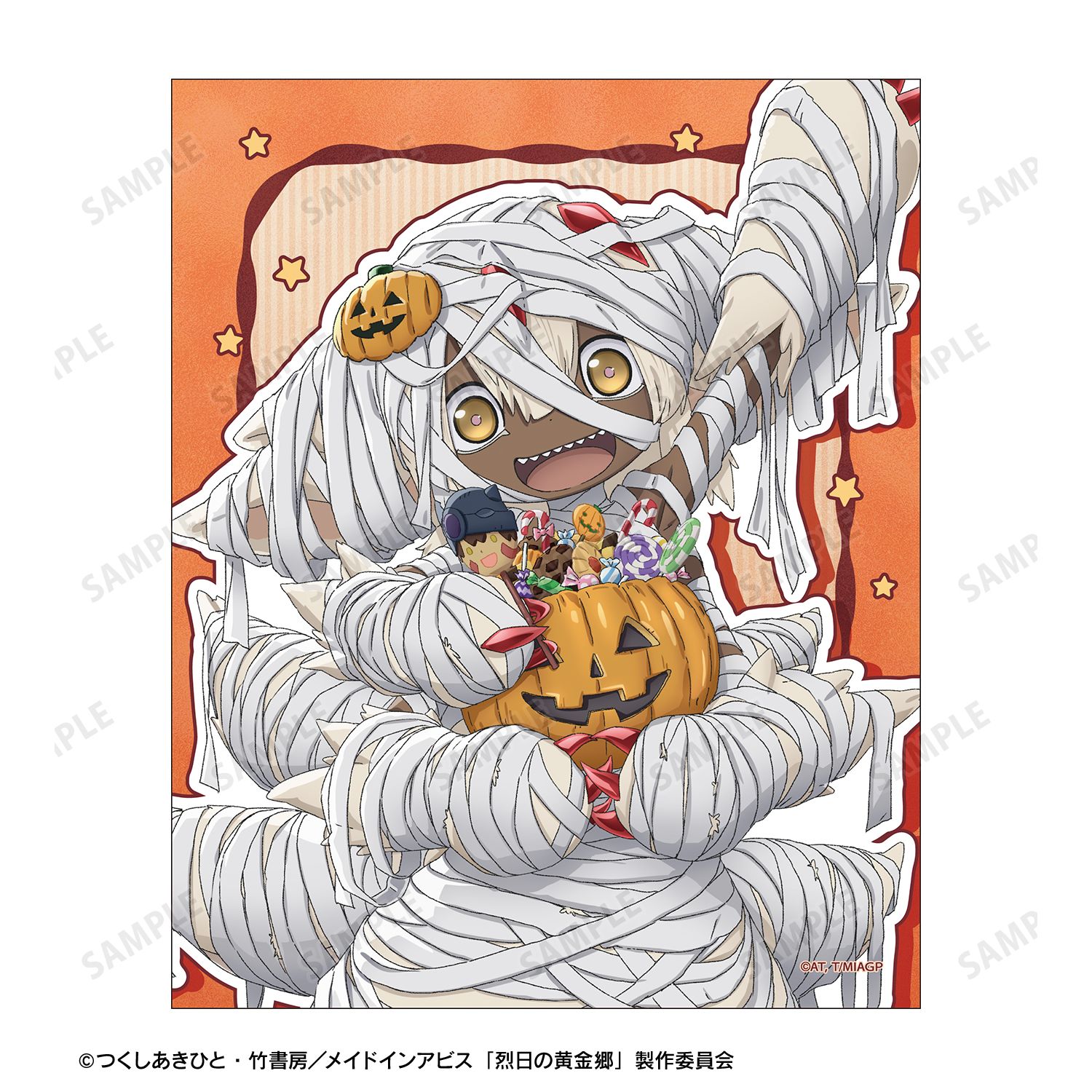 メイドインアビス 烈日の黄金郷 描き下ろし ファプタ ミイラ ハロウィンver. キャンバスボード 画像 3 | AniSmile