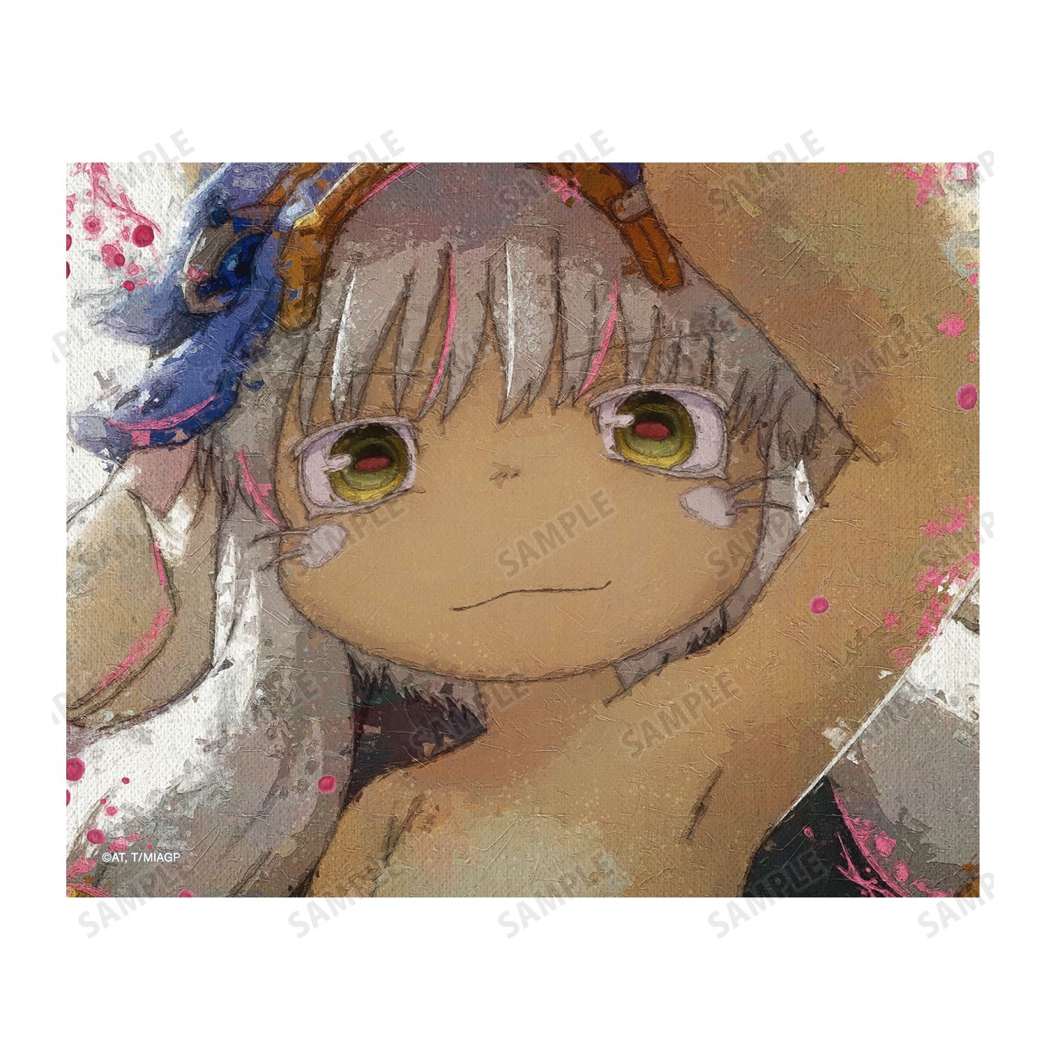 メイドインアビス 烈日の黄金郷 ナナチ grunge CANVAS キャンバスボード 画像 3 | AniSmile