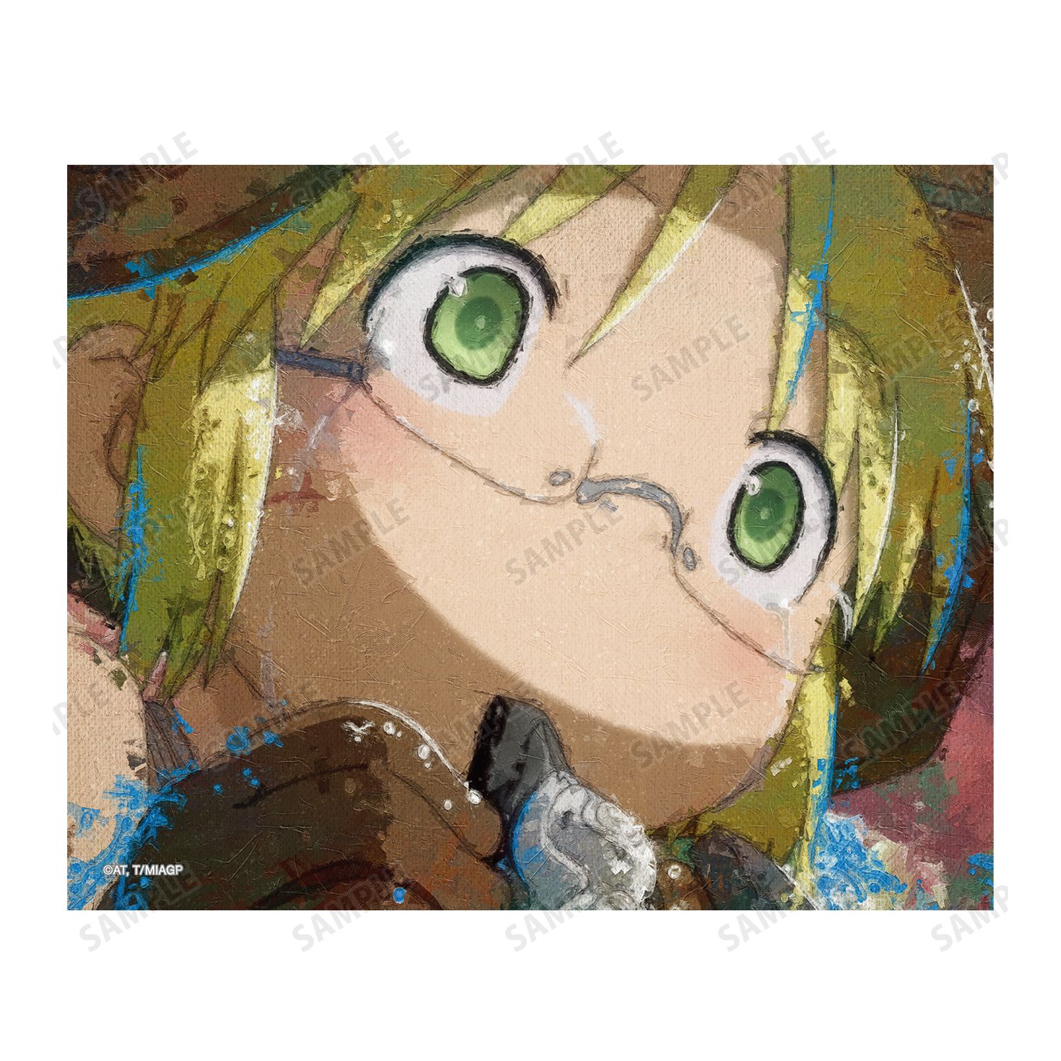 メイドインアビス 烈日の黄金郷 リコ grunge CANVAS キャンバスボード 画像 3 | AniSmile