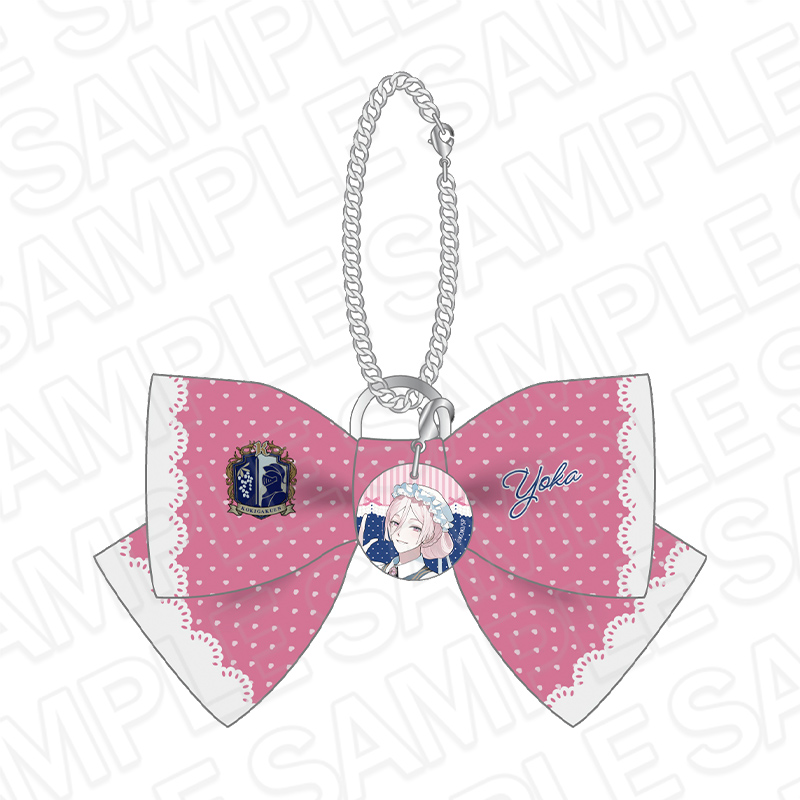 BOYS be MAID!~御曹司メイドボーイ部の日日~ チャーム付きリボンキーホルダー 妃崎 余花 1st Anniversary ver. 画像 3 | AniSmile