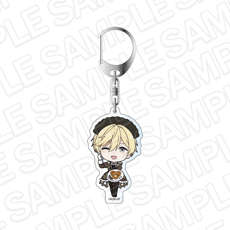 BOYS be MAID!~御曹司メイドボーイ部の日日~ アクリルキーホルダー エメリ・スノワール カフェ デフォルメ ver. 画像 3 | AniSmile