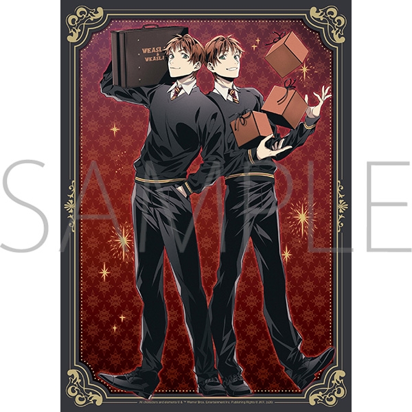ハリーポッター キラキラビッグフォト(フレッド&ジョージ・ウィーズリー) - 公式商品画像 | AniSmile