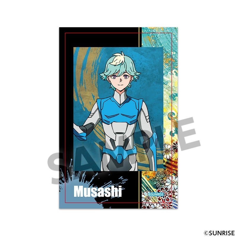 鎧真伝サムライトルーパー インスタントフォト風ステッカー 北条武蔵 - 公式商品画像 | AniSmile