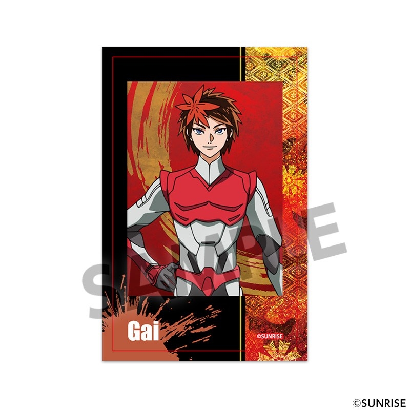 鎧真伝サムライトルーパー インスタントフォト風ステッカー 凱 - 公式商品画像 | AniSmile