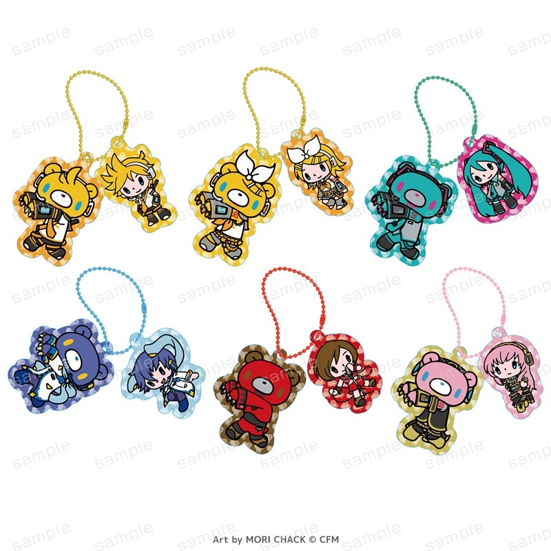 GLOOMY meets 初音ミク ツインアクリルキーホルダー ミニキャラver. - official product image | AniSmile