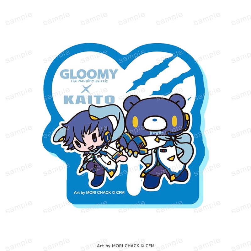 GLOOMY meets 初音ミク アクリルメモクリップ グルーミー&KAITO ミニキャラver. - 公式商品画像 | AniSmile