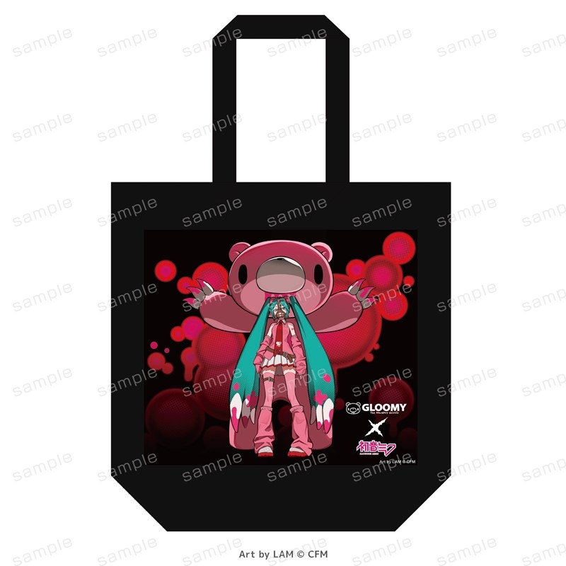 GLOOMY meets 初音ミク トートバッグ - 公式商品画像 | AniSmile