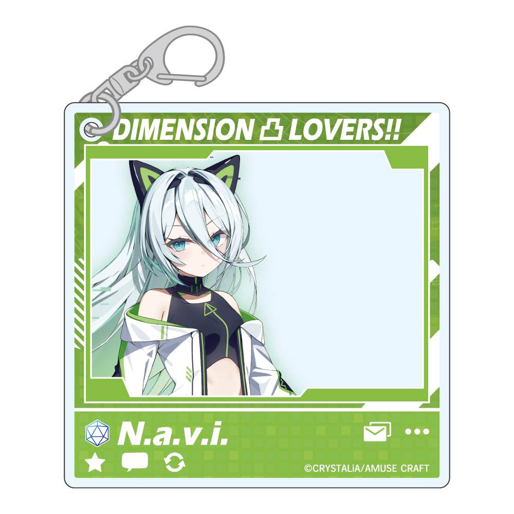 ディメンション凸ラバース!! SNSぽいアクリルキーホルダー N.a.v.i. 画像 2 | AniSmile